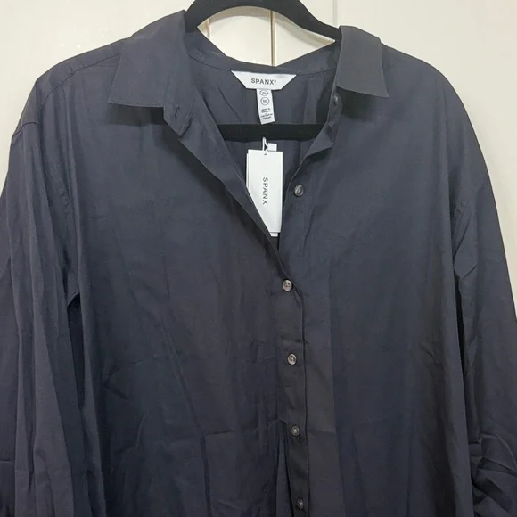 Button-Up Shirt Dress - Picture 3 of 4